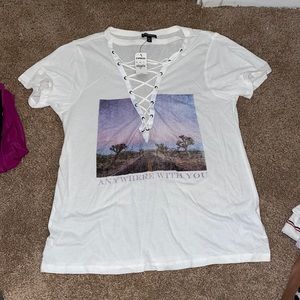 Anywhere with you tee